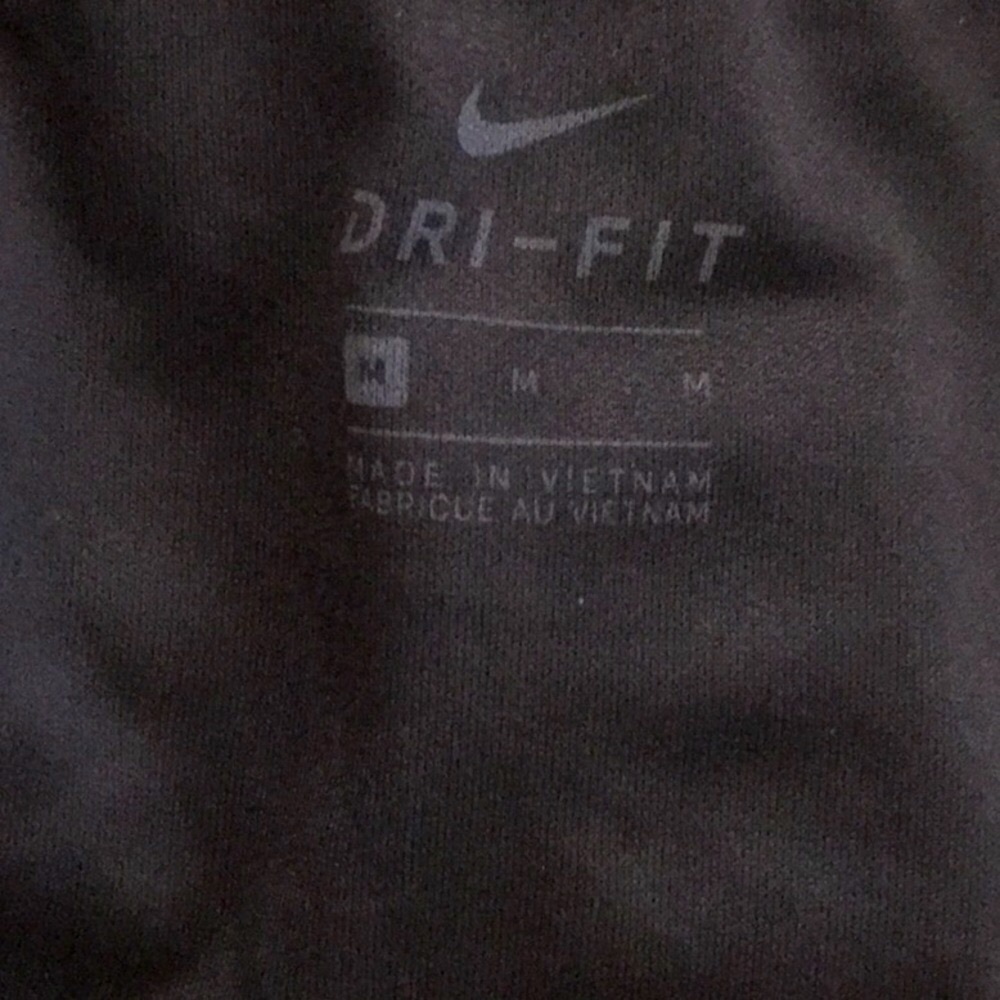 Nike Black Athletic Shorts Lightweight Dry Fit Breathable Design Size Medium - Picture 3 of 14